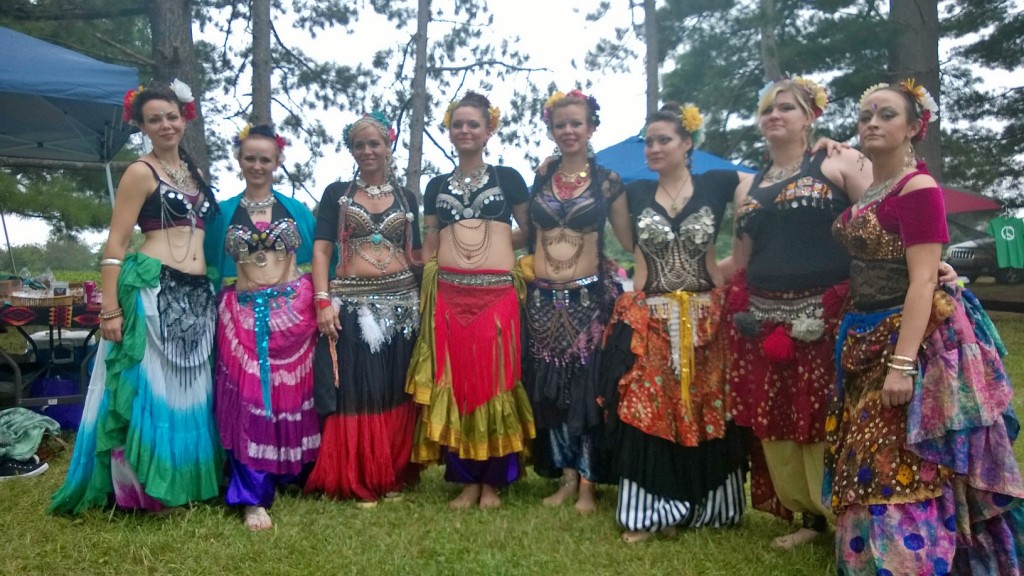 Durunda Tribal Dancers posing at Prophets Fest 2014